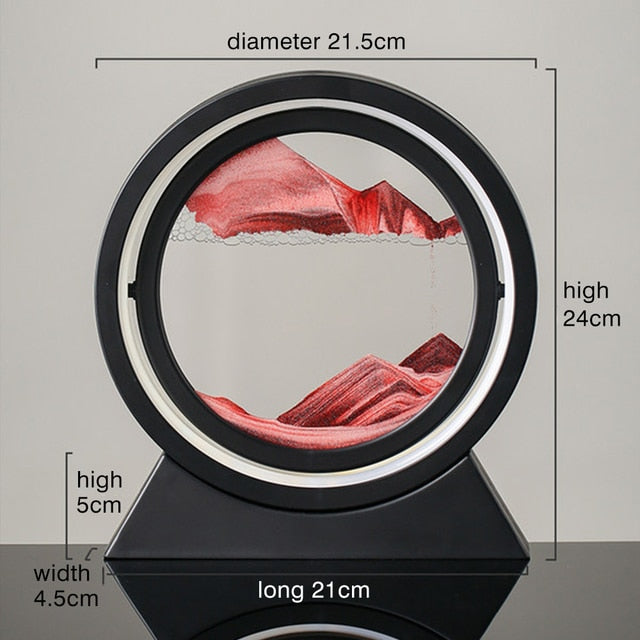Mesmerising Moving Sand Art Lamp – Calming Desk & Bedside Light