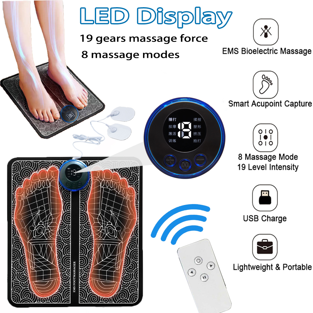 Rechargeable Foot Massage Pad – Soothing Relief Anywhere, No Plug Needed