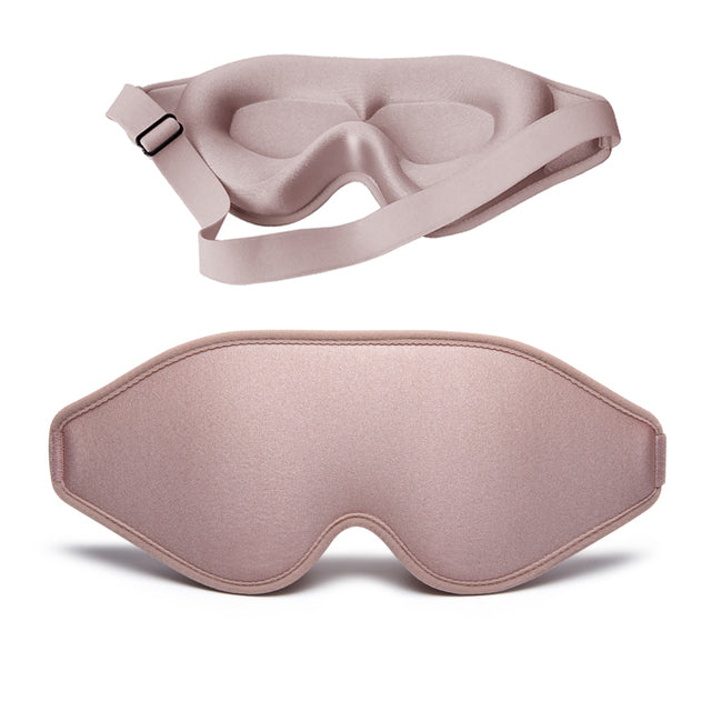 3D Memory Foam Sleep Mask – Total Blackout, Zero Eye Pressure